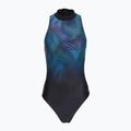 Damen-Einteiler Badeanzug Speedo Print Hydrasuit anthracite
