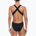 Nike Elevated Essential Pucker Crossback einteiliger Badeanzug schwarz 5