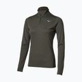 Laufpullover für Damen Mizuno Core Impulse Half Zip Long Sleeve Tee forest night