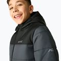 Gefütterte Kinderjacke REGATTA Lofthouse black/seal grey 11