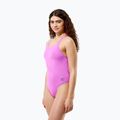 Damen-Einteiler Badeanzug Speedo Solid Leaderback orchid shine 5