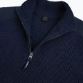 Herrenpullover Dovre Ribbed Knit Half Zip navy 3