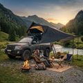 Überdachung für das Zelt OFFLANDER Fold E 150 schwarz 3