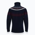 Herrenpullover Woolcano SWT1093 Granatrowy/Kremowy 4
