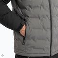 Herren gefütterte Jacke KADVA GlacierShell grau 5