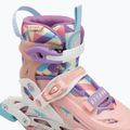 Kinder Inline-Skates ATTABO Flashled einstellbar rosa 7