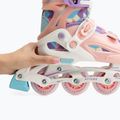 Kinder Inline-Skates ATTABO Flashled einstellbar rosa 8