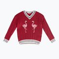 KID STORY Kinderpullover Bio-Baumwolle roter Flamingo