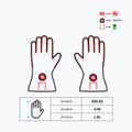 Glovii GLG grau beheizte Handschuhe 9