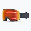 Skibrille Smith Sequence OTG S2 slate/chromapop everyday red mirror