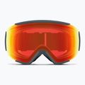 Skibrille Smith Sequence OTG S2 slate/chromapop everyday red mirror 2
