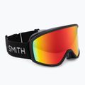 Skibrille Smith Reason OTG black/red sol