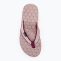 Lizard Way Damen-Flip-Flops einfarbig amaranth rot 5
