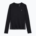 Damen-Langarmshirt On Performance Long-T schwarz/eclipse