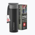 Trinkflasche mit Filter Bachgold Selfpress Waterfilter 500 ml Schwarz