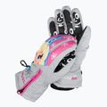 Level Lucky grauer Kinder-Skihandschuh 2
