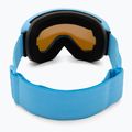 Skibrille Bliz Flow matte blue/brown/blue multi 3