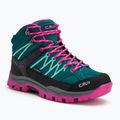 CMP Rigel Mid See / rosa fluo Junior Trekkingschuhe