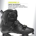 Inlineskates Herren Rollerblade Crossfire LX black/lime 10