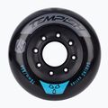 Tempish Spring C 80 mm/85A Rollerblade Rollen 4 Stück schwarz.