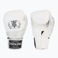 Boxhandschuhe Top King Muay Thai Power Snake white/silver