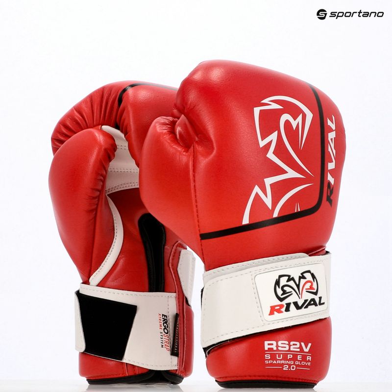 Boxhandschuhe Rival Super Sparring 2.0 red 8