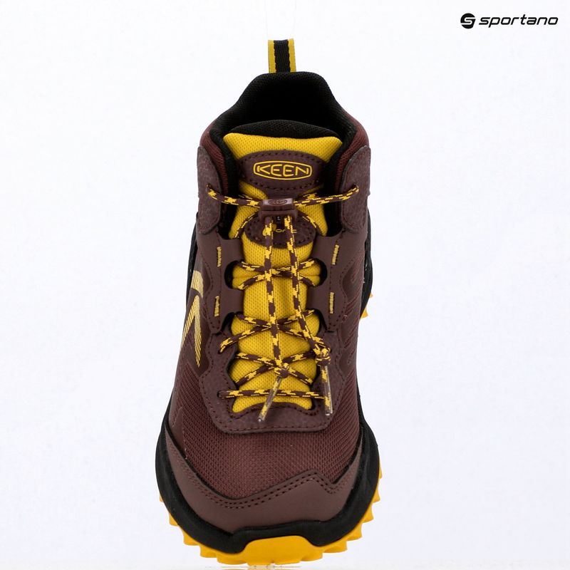 Kinder-Trekkingschuhe KEEN Zionic Mid Wp huckleberry/mango mint 15