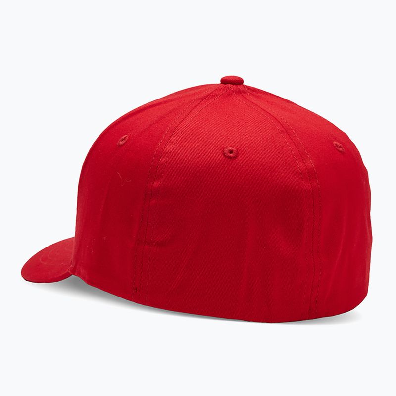 Basecap Fox Racing Fox Head Flexfit flame red 6
