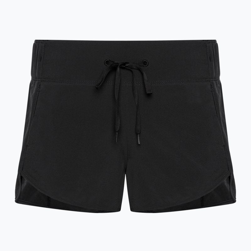 Hurley Damen Badeshorts Aquas Solid 2.5" newprint oder schwarz/weiß