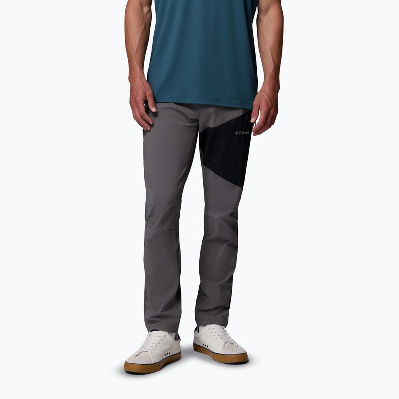 Herren-Softshellhose Columbia Tech Softshell city grey/black