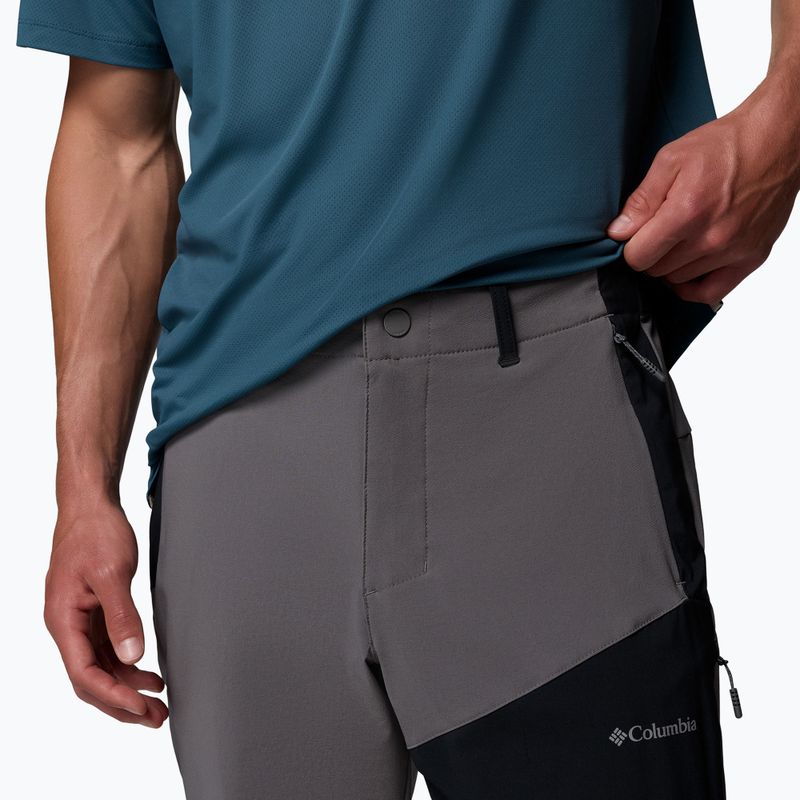 Herren-Softshellhose Columbia Tech Softshell city grey/black 5