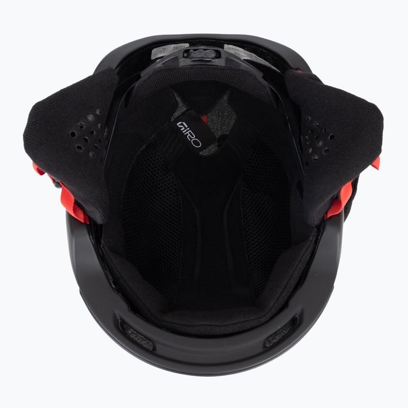 Skihelm Giro Neo matte black red 5