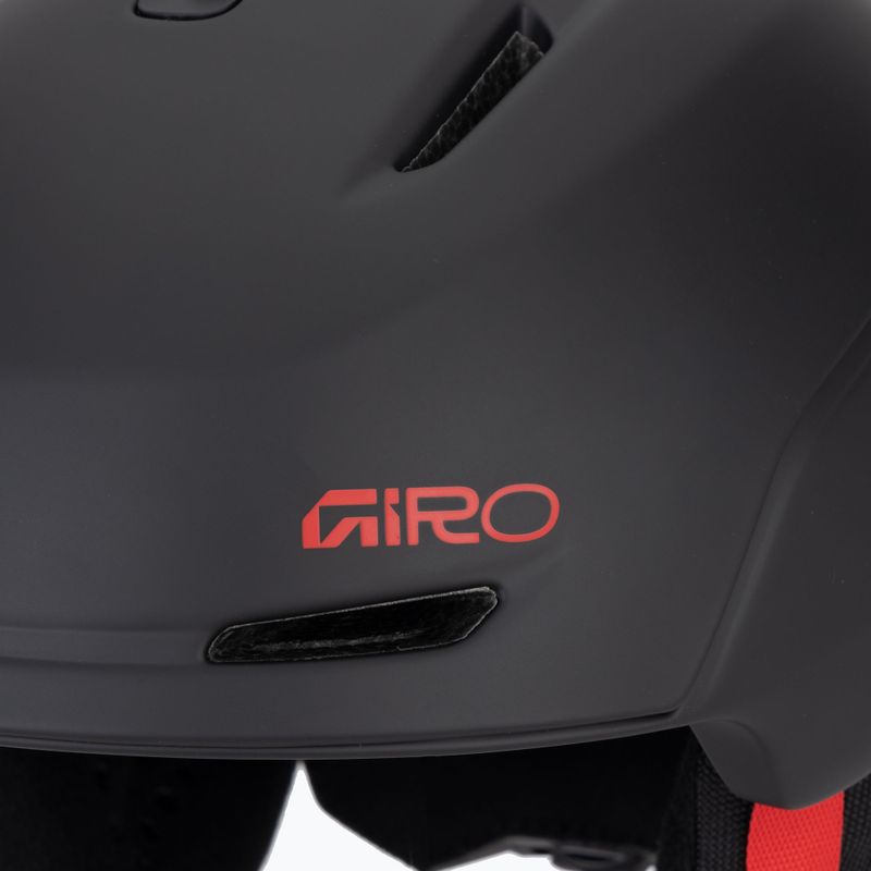 Skihelm Giro Neo matte black red 7