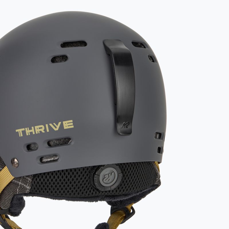 Skihelm K2 Thrive dark grey 7