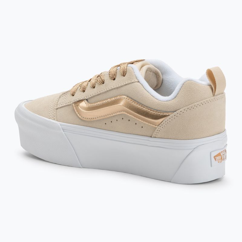 Vans Knu Stack High Shine gold Schuhe 3