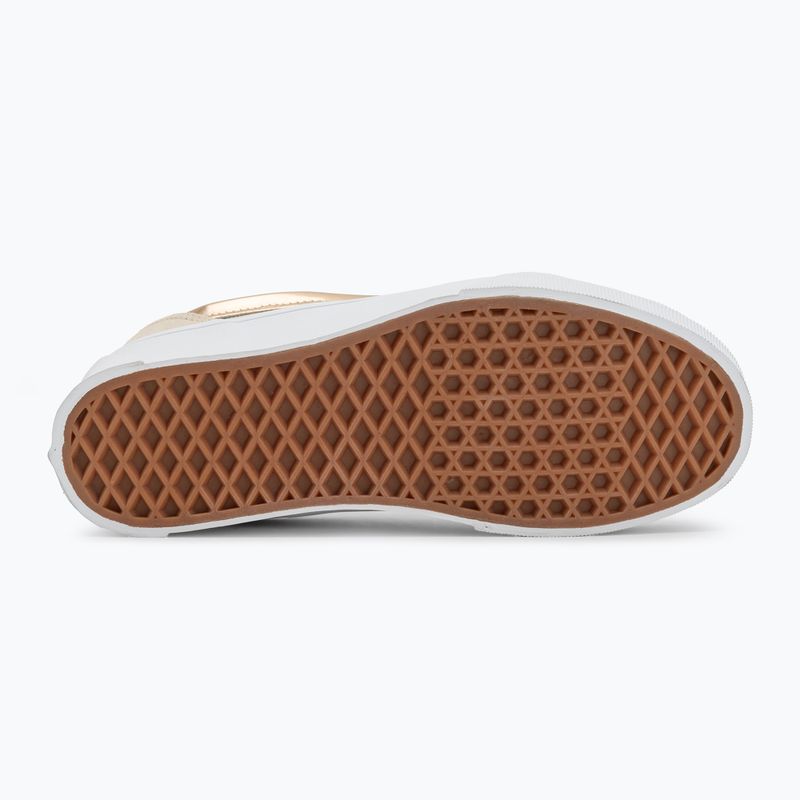 Vans Knu Stack High Shine gold Schuhe 4