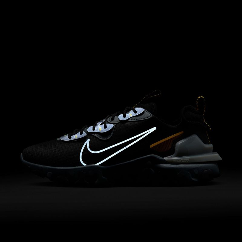Herren Schuhe Nike React Vision Black/Laser Orange/Cool Grey 16
