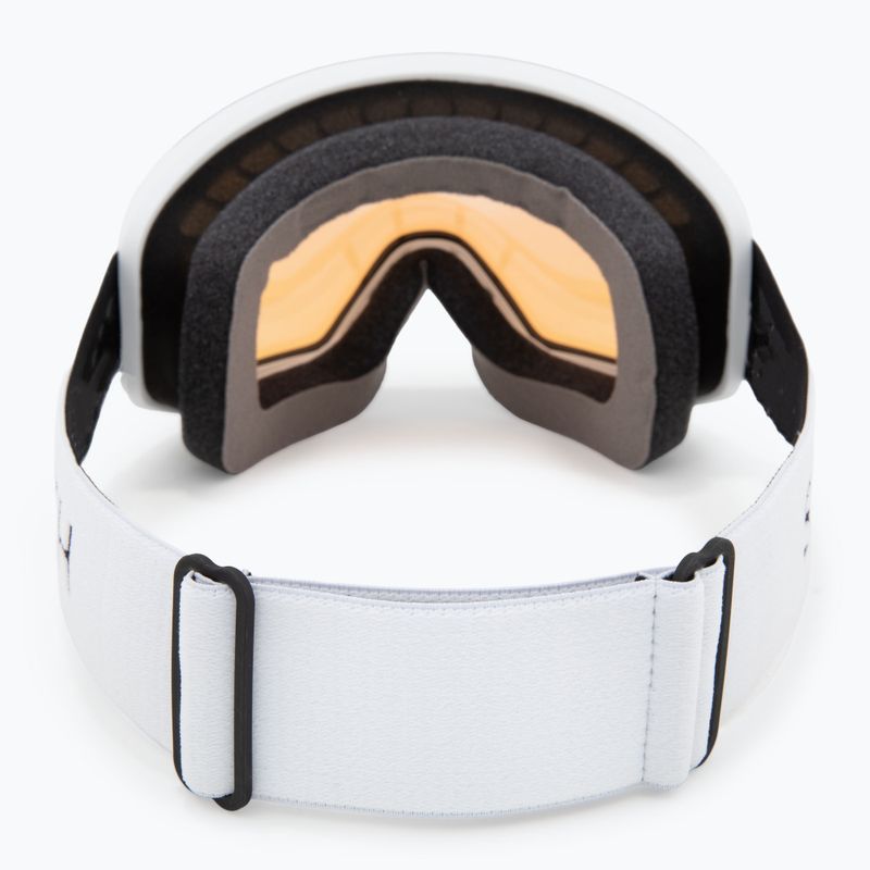 Skibrille Smith Transfer white/blue sensor mirror 3