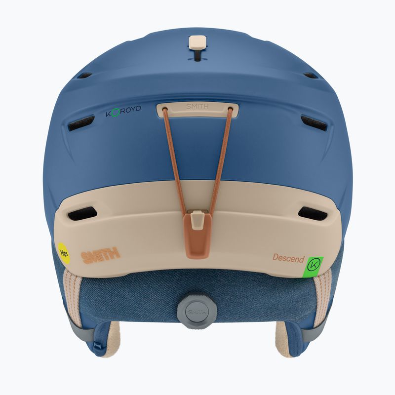Skihelm Smith Descend Mips matte future grey/classic beige 2