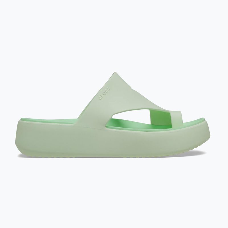Damen Flip-Flops Crocs Getaway Platform Toe Loop jade tint 8