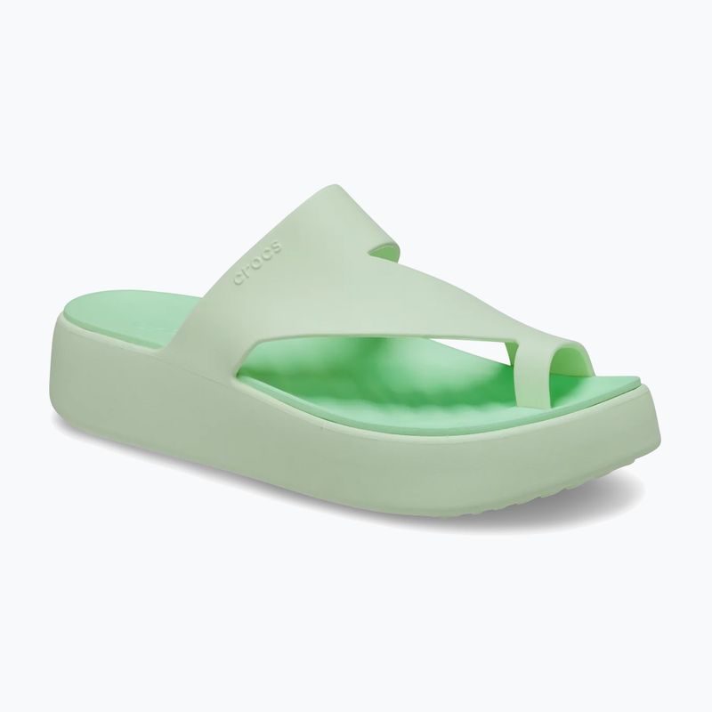 Damen Flip-Flops Crocs Getaway Platform Toe Loop jade tint 9