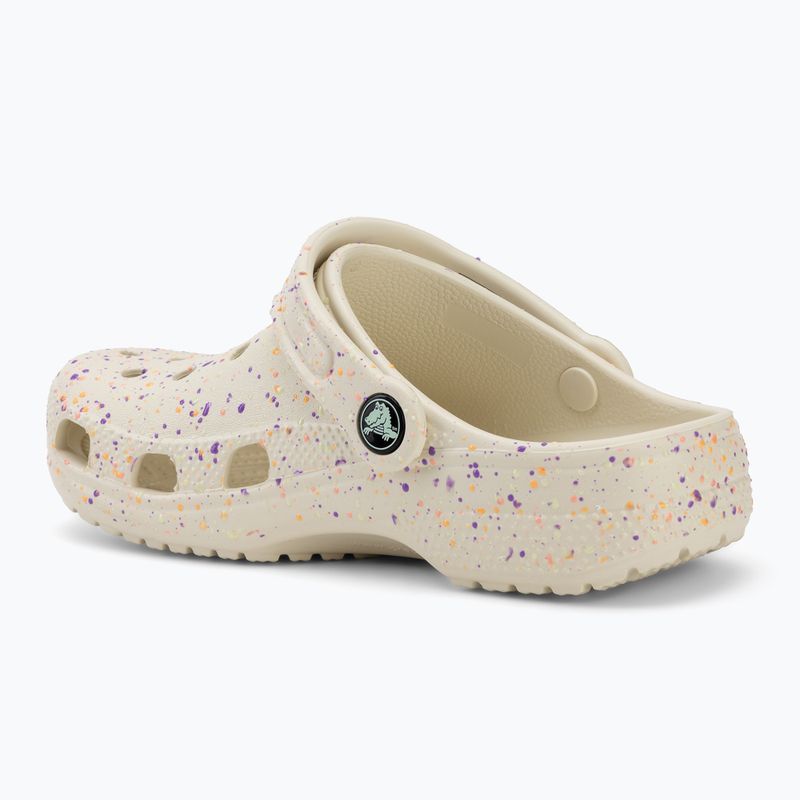 Kinder-Flip-Flops Crocs Classic Glow Paint Splatter summit white/multi 4