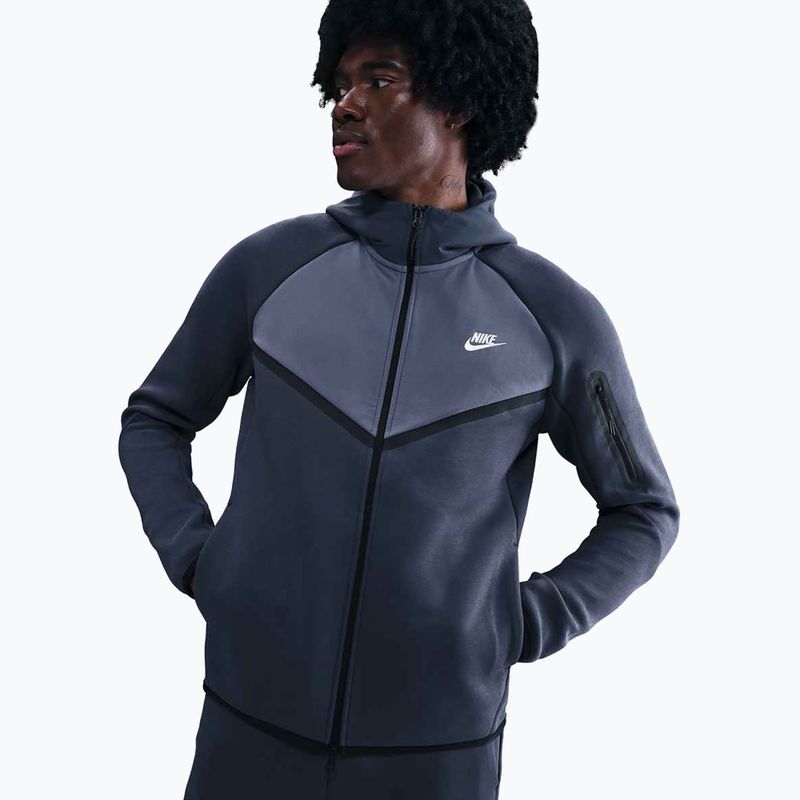 Herrenjacke Nike Tech Windrunner Full-Zip thunder blue/metallic silver