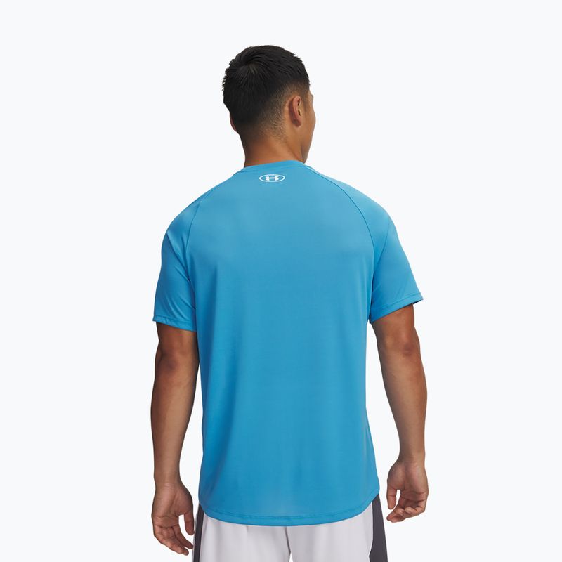 Herren-Trainingsshirt Under Armour Tech 2.0 ether blue/white 2