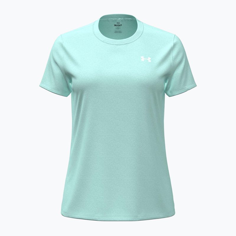 Damen Trainingsshirt Under Armour Tech SSC - Solid Refresh Mint/White