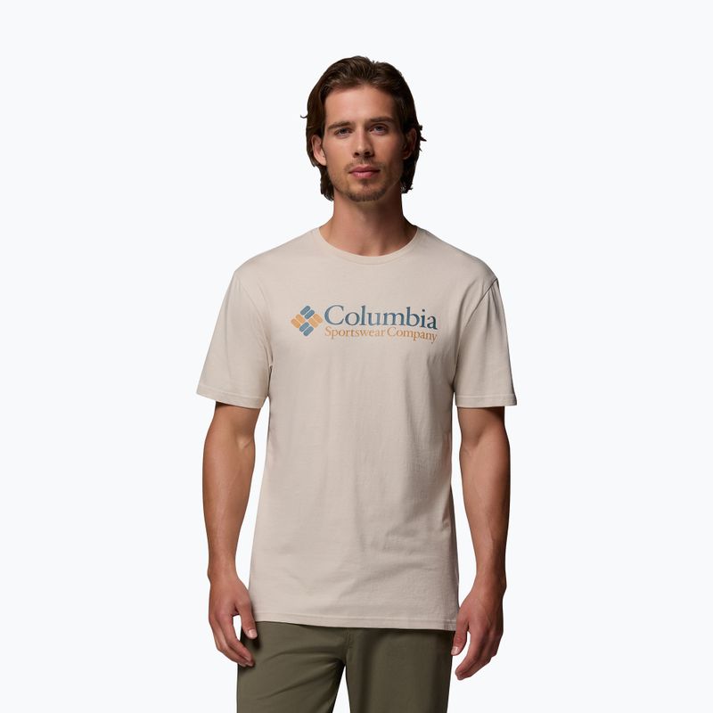 Shirt Herren Columbia CSC Basic logo dark stone/csc retro logo