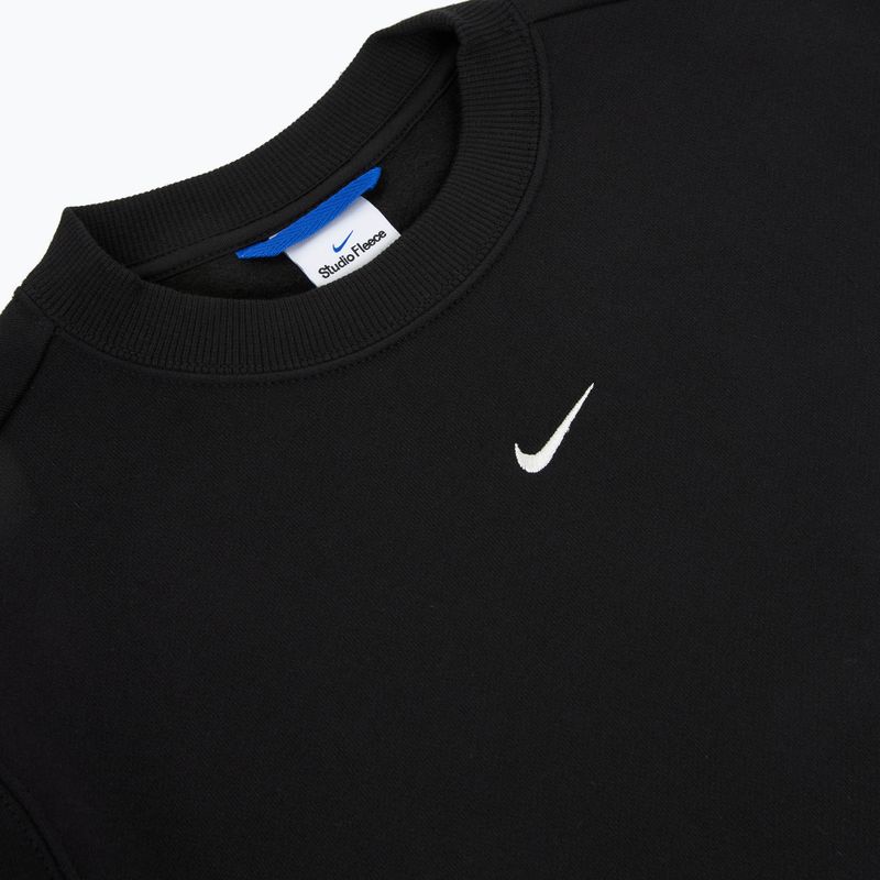 Damenpullover Nike Studio Fleece total black/sail 6