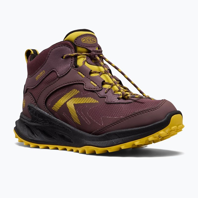 Kinder-Trekkingschuhe KEEN Zionic Mid Wp huckleberry/mango mint 8