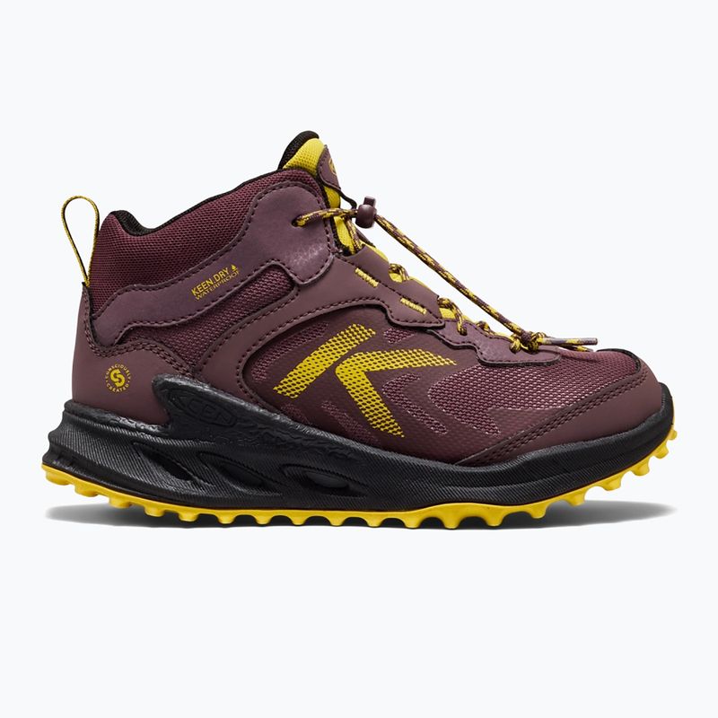 Kinder-Trekkingschuhe KEEN Zionic Mid Wp huckleberry/mango mint 9