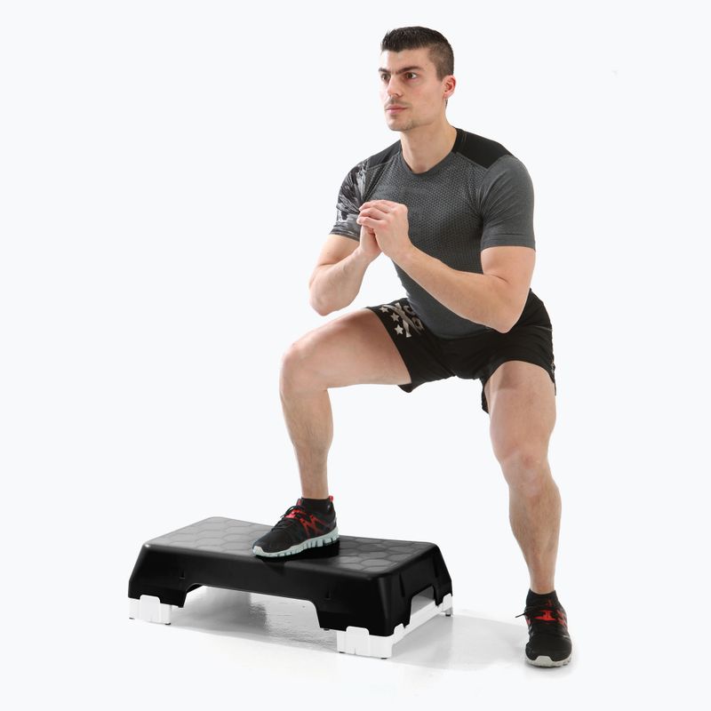 Aerobic-Step Sveltus Ecostep + Risers Bulk black 6